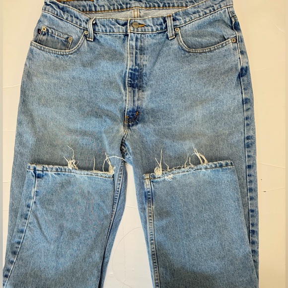 Polo Ralph Lauren Other - Polo Ralph Lauren Jeans 38x30 Straight Leg Light Wash Distressed Mens